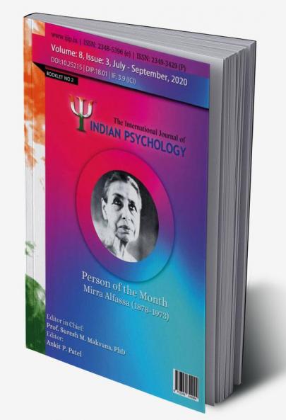 THE INTERNATIONAL JOURNAL OF INDIAN PSYCHOLOGY (Volume 8 Issue 3) Booklet 2