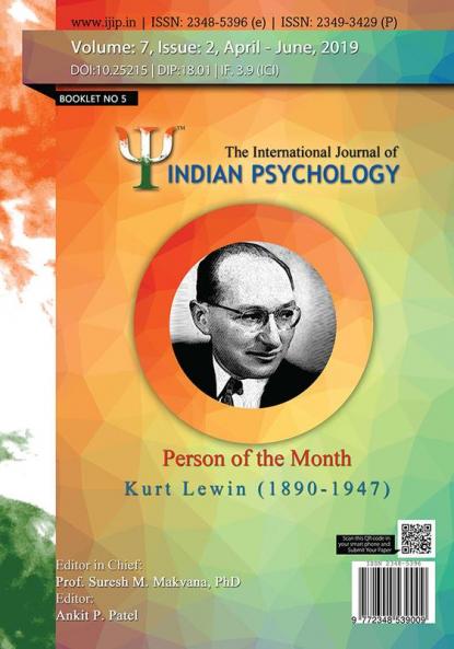 THE INTERNATIONAL JOURNAL OF INDIAN PSYCHOLOGY VOLUME 7 ISSUE 2 BOOKLET NO 5