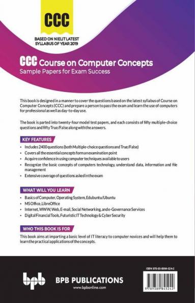 CCC (Course on Computer Concepts)- Sample Papers For Exam Success