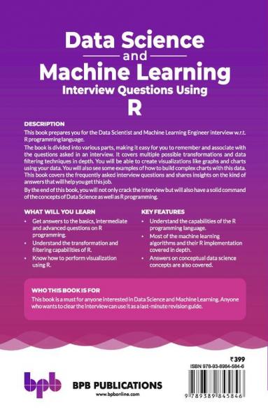 Data Science and Machine Learning Interview Questions Using R