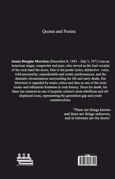Jim Morrison: Quotes & Poems