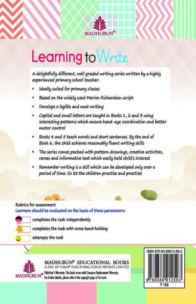 Learning to write 1