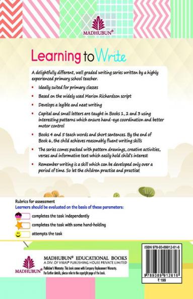 Learning to write 3