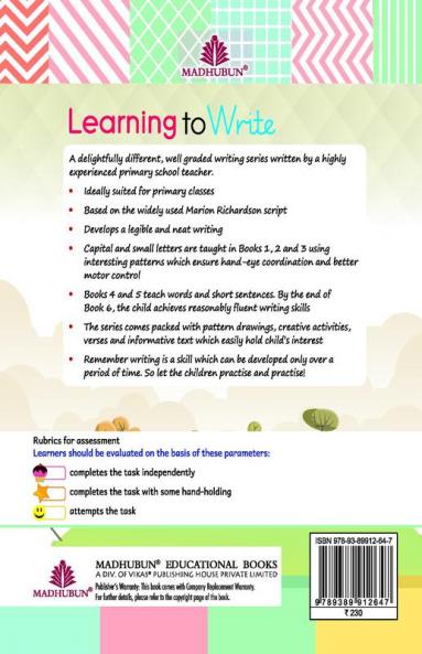 Learning to write 6