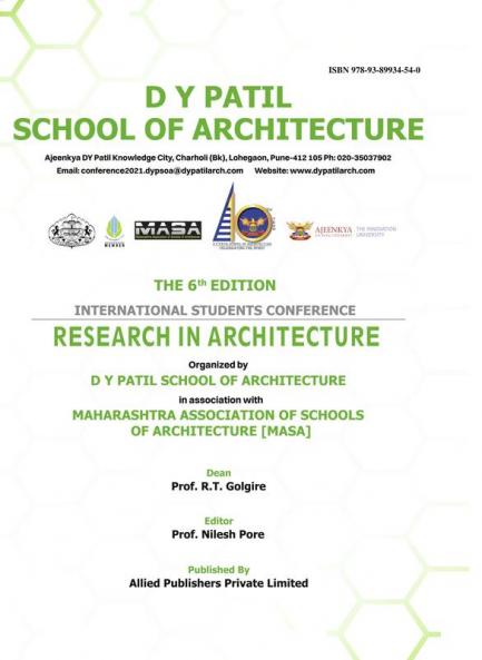 6th Edition of International Students Conference—Research in Architecture