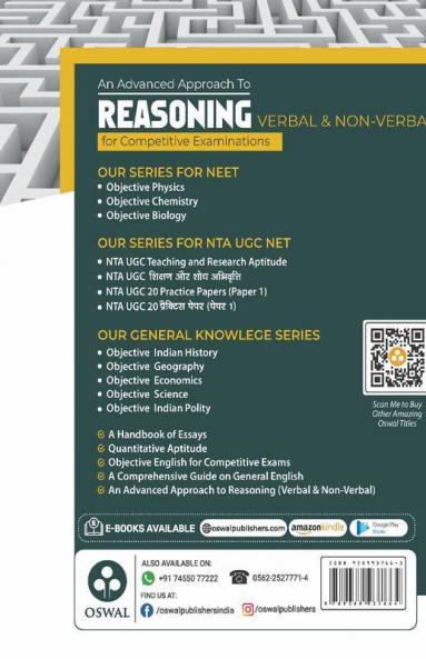 An Advanced Approach to Verbal & Non-Verbal Reasoning for Competitive Exams