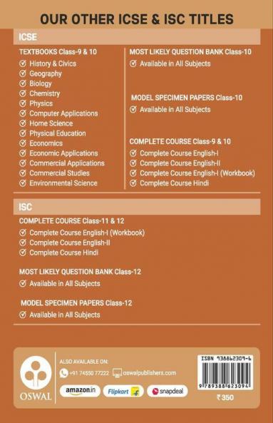 Environmental Science: Textbook for ICSE Class 10