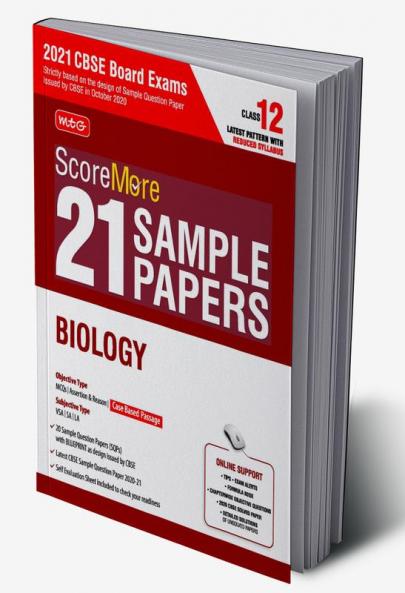ScoreMore 21 Sample Papers For CBSE Board Exam 2021-22 – Class 12 Biology