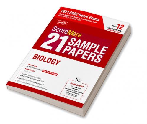 ScoreMore 21 Sample Papers For CBSE Board Exam 2021-22 – Class 12 Biology