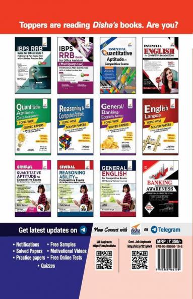 15 Practice Sets for IBPS RRB Officer Scale 1 Mains Exam with 2 Online Tests