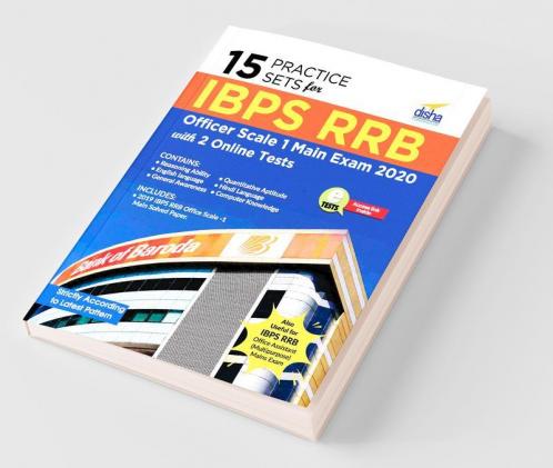 15 Practice Sets for IBPS RRB Officer Scale 1 Mains Exam with 2 Online Tests