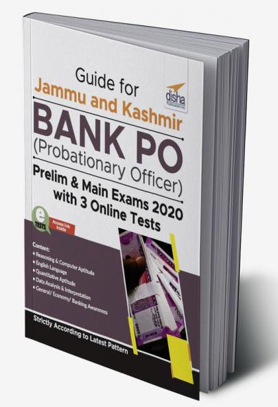 Guide for Jammu and Kashmir Bank PO (Probationary Officer) Prelim & Main Exams 2020 with 3 Online Tests