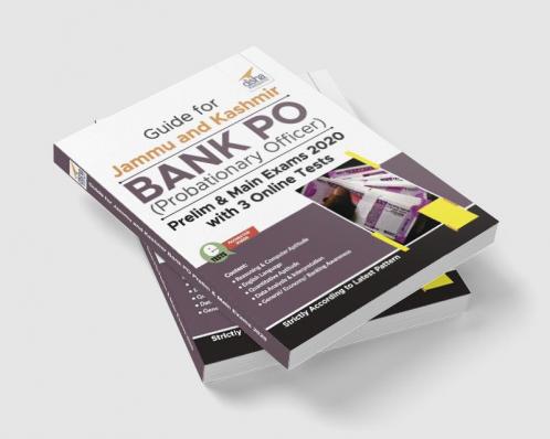 Guide for Jammu and Kashmir Bank PO (Probationary Officer) Prelim & Main Exams 2020 with 3 Online Tests