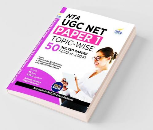 NTA UGC NET Paper 1 Topic-wise 50 Solved Papers (2019 to 2004)