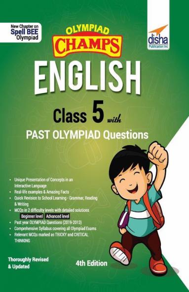 Olympiad Champs English Class 5 with Past Olympiad Questions 4th Edition