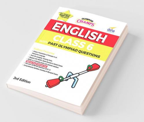 Olympiad Champs English Class 6 with Past Olympiad Questions 3rd Edition