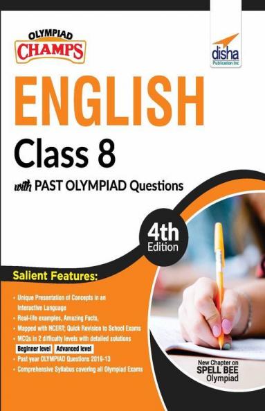 Olympiad Champs English Class 8 with Past Olympiad Questions 4th Edition