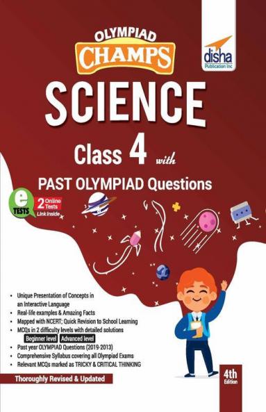 Olympiad Champs Science Class 4 with Past Olympiad Questions 4th Edition