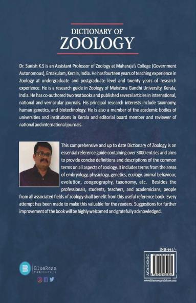 Dictionary Of Zoology