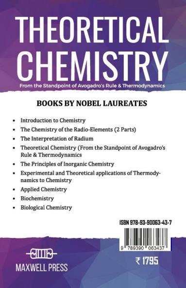 Theoretical Chemistry From the Standpoint of Avogadro’s Rule & Thermodynamics