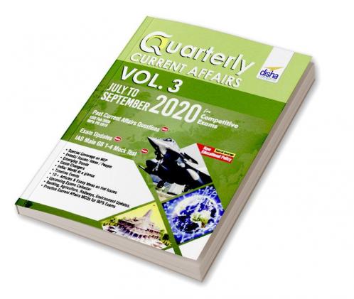 Quarterly Current Affairs Vol. 3 - July to September 2020 for Competitive Exams