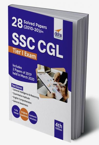 28 Solved Papers (2010-20) for SSC CGL Tier I Exam 4th Edition