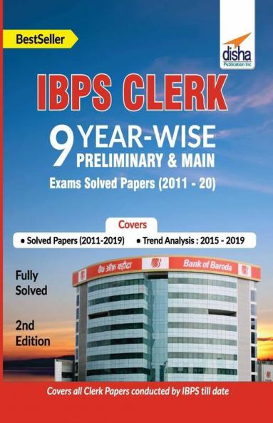 IBPS Clerk 9 Year-wise Preliminary & Main Exams Solved Papers (2011-20)