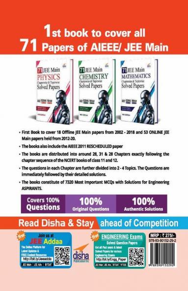 16 JEE Main Online 2020 Phase I & II Solved Papers