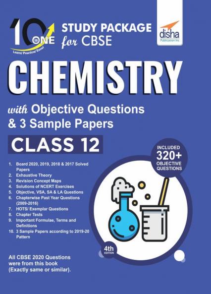 10 in One Study Package for CBSE Chemistry Class 12 with Objective Questions & 3 Sample Papers 4th Edition