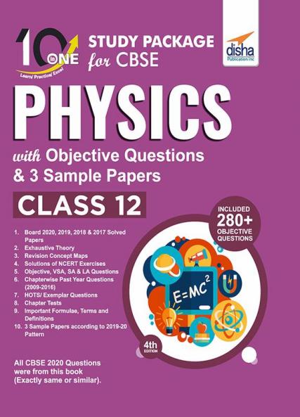 10 in One Study Package for CBSE Physics Class 12 with Objective Questions & 3 Sample Papers 4th Edition