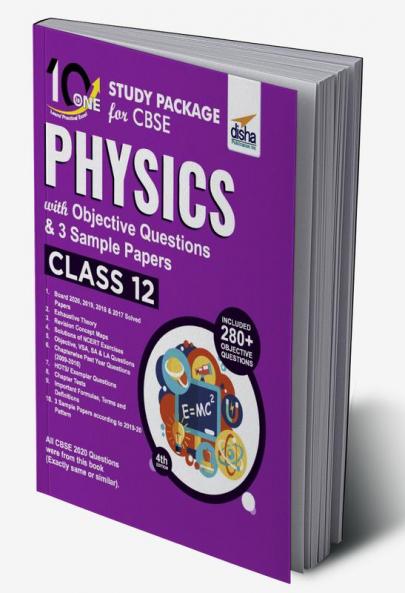 10 in One Study Package for CBSE Physics Class 12 with Objective Questions & 3 Sample Papers 4th Edition