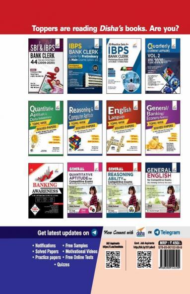 Target IBPS Bank Clerk 20 Practice Sets Workbook for Preliminary & Main Exams (16 in Book + 4 Online Tests) 9th Edition