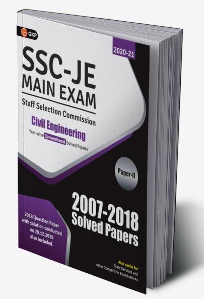 SSC 2021 : Junior Engineer - Civil Engineering Paper II - Conventional Solved Papers (2007-2018)