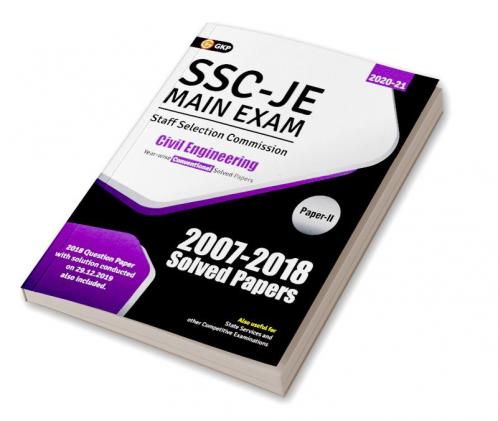 SSC 2021 : Junior Engineer - Civil Engineering Paper II - Conventional Solved Papers (2007-2018)