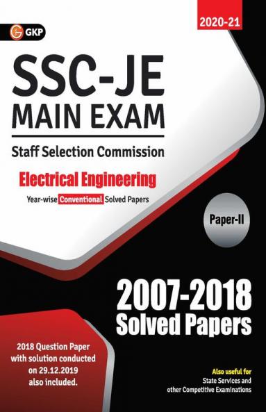 SSC 2021 : Junior Engineer - Electrical Engineering Paper II - Conventional Solved Papers (2007-2018)