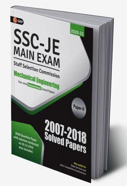 SSC 2021 : Junior Engineer - Mechanical Engineering Paper II - Conventional Solved Papers (2007-2018)