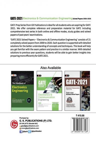 GATE 2021 - Electronics and Communication Engineering - Solved Papers 2000-2020