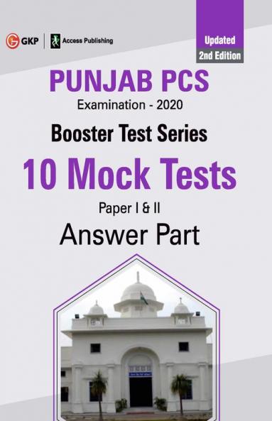 Booster Test Series - Punjab PCS Paper I & II - 10 Mock Tests (Questions Answers & Explanations)