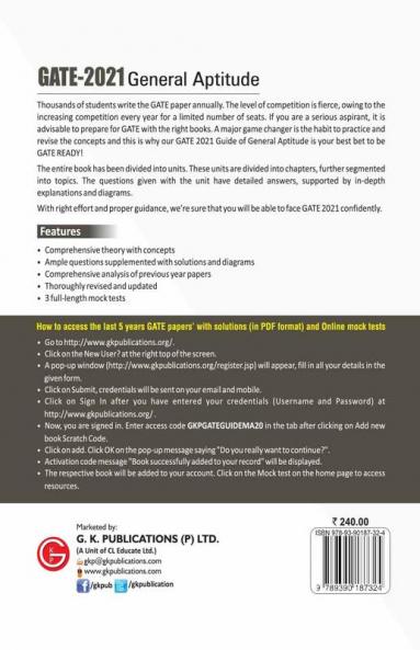 GATE 2021 - Guide - General Aptitude
