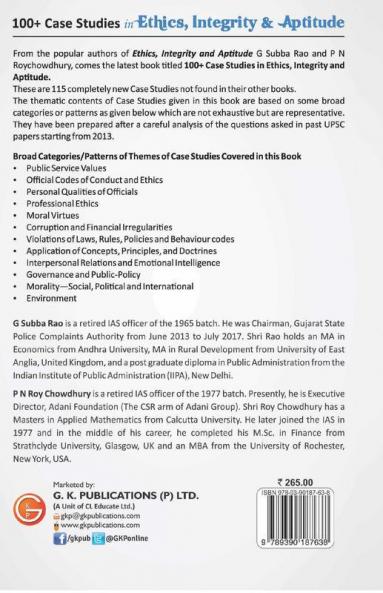100+ Case Studies in Ethics Integrity and Aptitude
