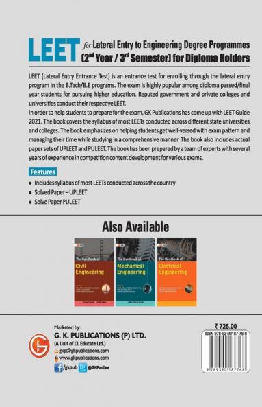 LEET (Lateral Engineering Entrance Test) 2021 - Guide