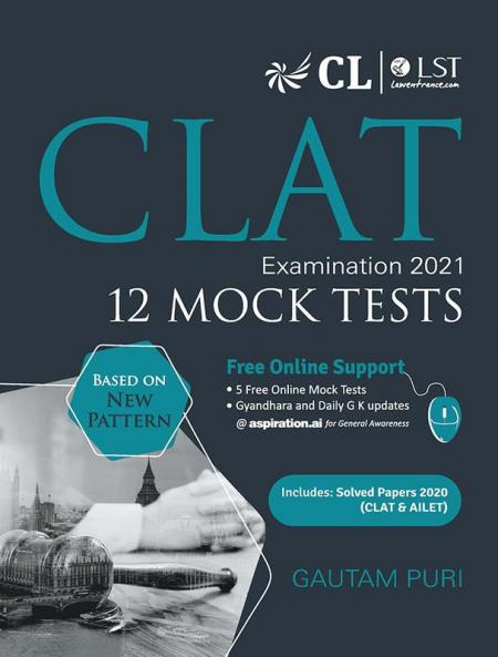 CLAT 2021 : 12 Mock Tests