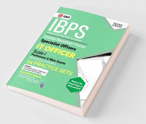 IBPS 2020 : Specialist Officers - IT Officer Scale I (Preliminary & Mains) - 24 Practice Sets