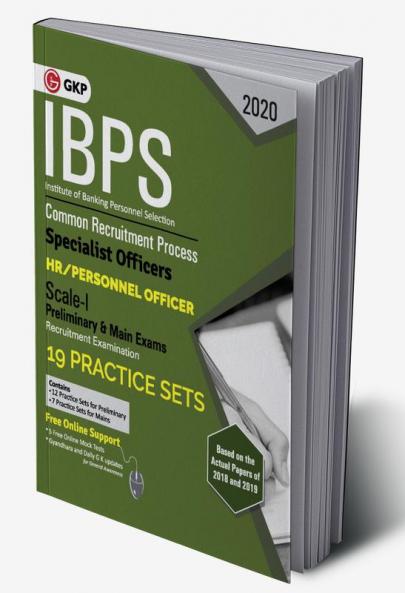 IBPS 2020 : Specialist Officers - HR/Personnel Officer Scale I (Preliminary & Mains)- 19 Practice Sets