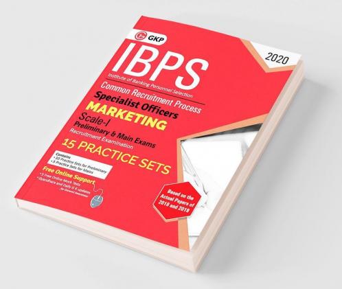 IBPS 2020 : Specialist Officers - Marketing Scale I (Preliminary & Mains)- 15 Practice Sets