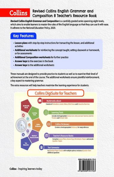 Revised Collins English Grammar and Composition Teacher's Manual 8
