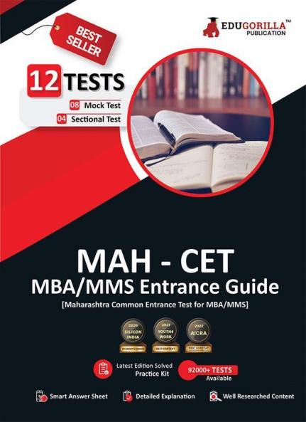 MAH CET MBA/MMS Entrance Guide Book 2023 - 8 Full Length Mock Tests and 4 Sectional Tests (2200 Solved Objective Questions) with Free Access to Online Tests