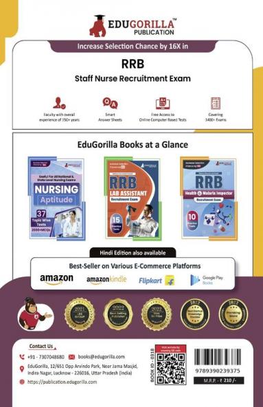 RRB Staff Nurse Recruitment Exam Book: English Edition