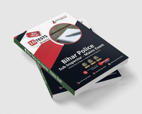 Bihar Police Sub Inspector Mains Exam 2023 (Paper 1 and 2) - 16 Full Length Mock Tests (1600 Solved Practice Questions) with Free Access to Online Tests