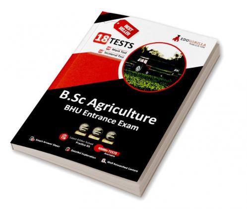 EduGorilla B.Sc Agriculture Entrance Exam 2023 (BHU) - 8 Mock Tests and 10 Sectional Tests (1900 Solved Objective Questions) with Free Access to Online Tests